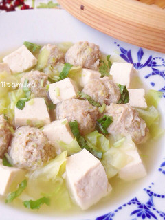 肉丸豆腐清湯 的食譜成品照片
