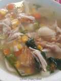 Sup Pasta Ayam Jagung Wortel