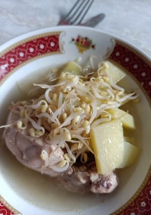 Foto resep Soto ayam bening khas Solo (edisi diet)