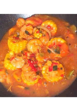 Foto resep Udang Saus Padang