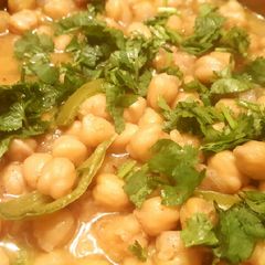 Delicious chickpea curry😊 A picture of Delicious chickpea curry😊.