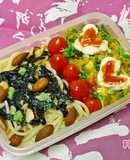 夏日冷便當～日式芥末義大利麵佐田園藷泥沙拉