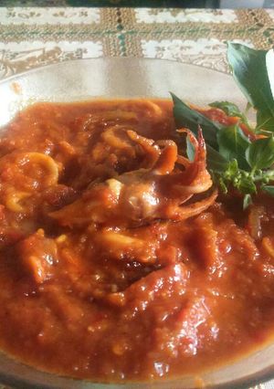 Foto resep Balado cumi sederhana