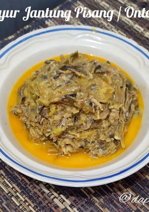 Foto resep Sayur Jantung Pisang / Ontong