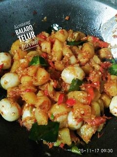 Foto resep Kentang balado telur puyuh