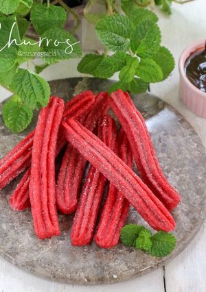 Foto resep Churros Red Velvet