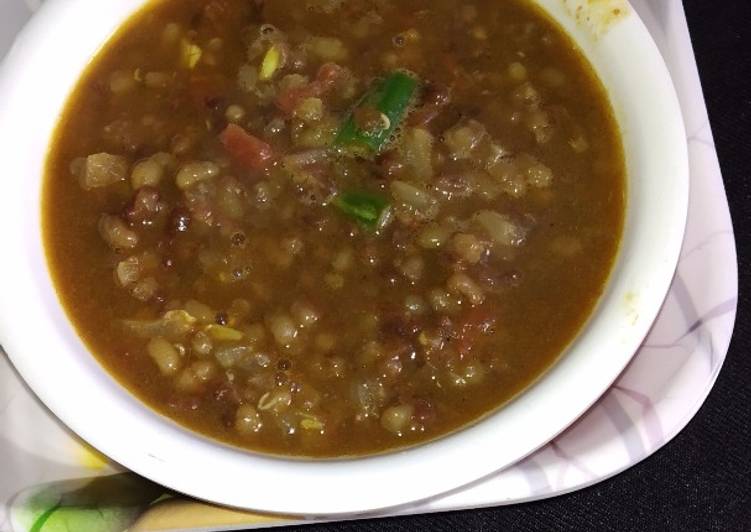 Recipe of Super Quick Homemade Moth masala dal