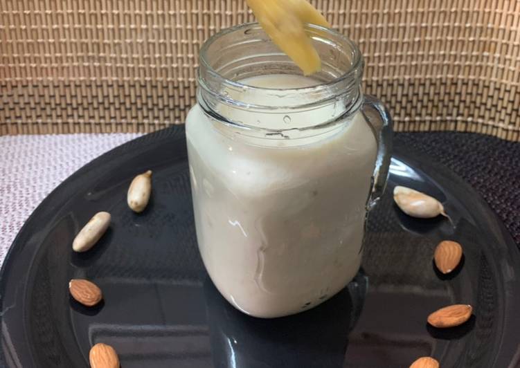 Steps to Prepare Ultimate Jackfruit oats milkshake