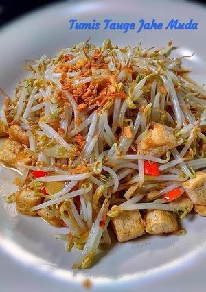 Foto resep Tumis Tauge Jahe Muda