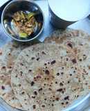 Paneer Stuffed Paranthas