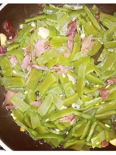 Una foto de Judías verdes con jamón