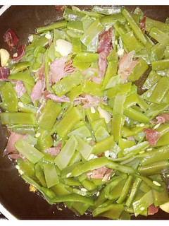 Una foto de Judías verdes con jamón