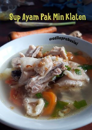 Foto resep Sup Ayam Pak Min Klaten