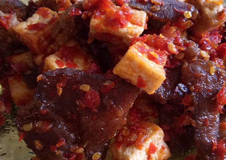 Dendeng Tahu Balado