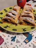 Strudel veloce di mele,uvetta e cannella