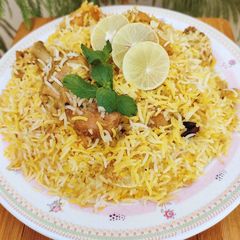 A picture of Chicken Biryani 😋😋.
