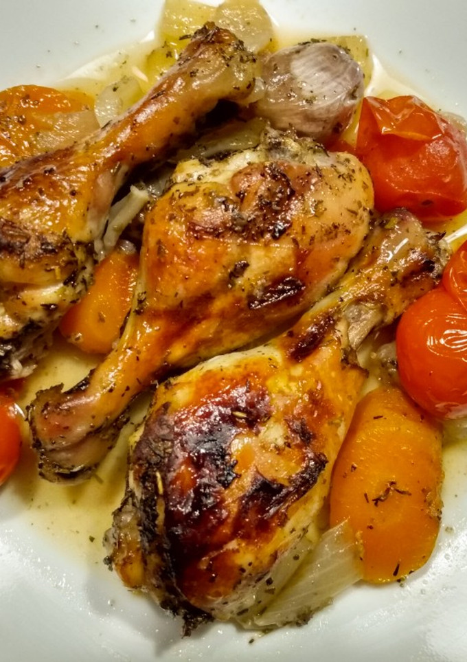 A picture of Pantry roast chicken.