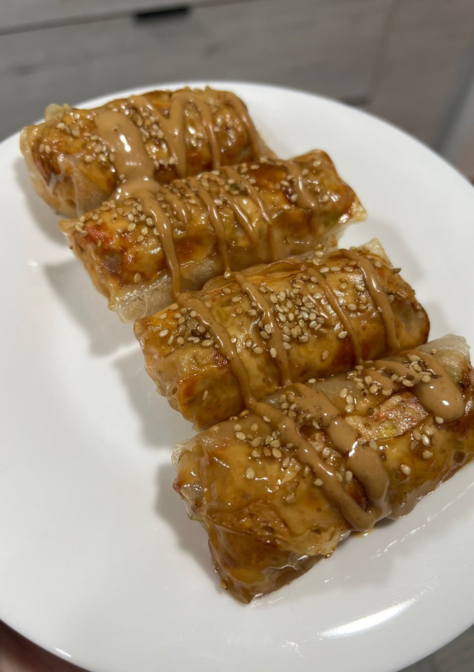 Una foto de Rollitos de pollo fáciles y rápidos en airfryer