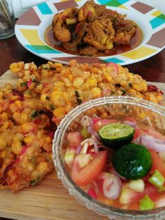 Foto resep Bakwan Jagung Manado dan Sambal Dabu dabu