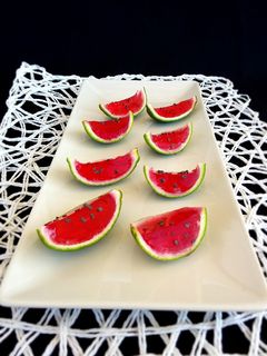 Una foto de Mini sandías de gelatina