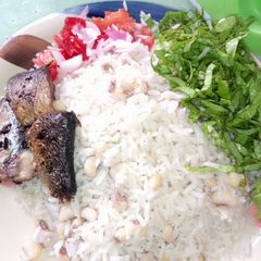 A picture of White Rice&Beans.