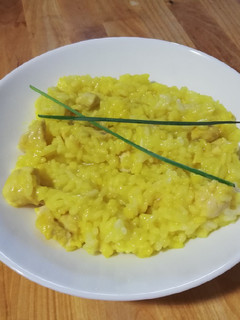 Una foto de Arroz con pollo de dieta