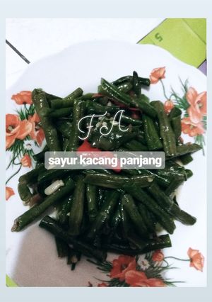Foto resep Sayur kacang panjang