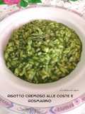 278 🍙Risotto cremoso alle coste e rosmarino 🍙
