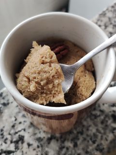 Una foto de Bizcocho de plátano en el microondas☕🍌