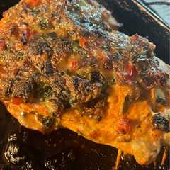 Una foto de PECHUGAS RELLENAS de ESPINACA con SALSA BLANCA 😋