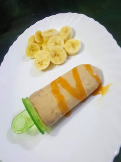A picture of PEANUT BUTTER And BANANA ICECREAM 😋.