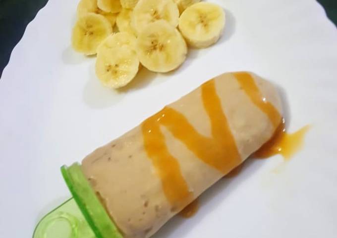 Easiest Way to Prepare Super Quick Homemade PEANUT BUTTER And BANANA ICECREAM 😋