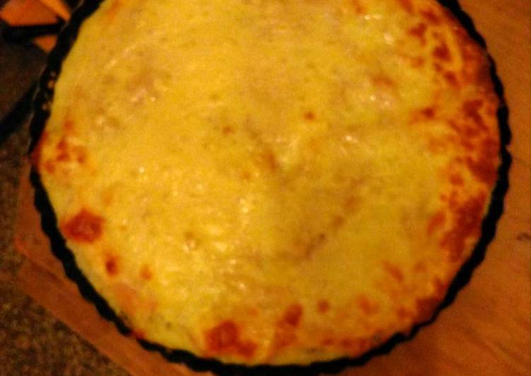 Pastel de papa, jamón y mozzarella