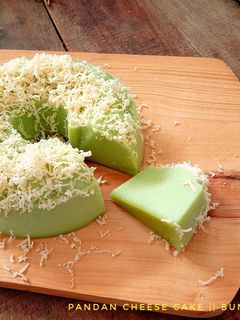 Foto resep Pandan Cheese Cake dari roti tawar