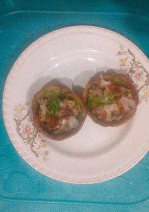 A picture of Palak Katori Chaat.