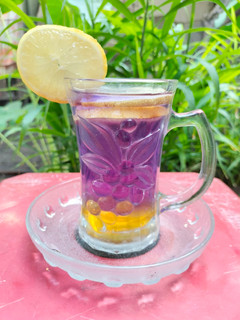 Foto resep Teh Telang Lemon Madu