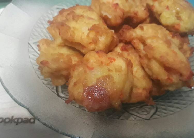 Resep Perkedel kentang wortel sosis, Enak