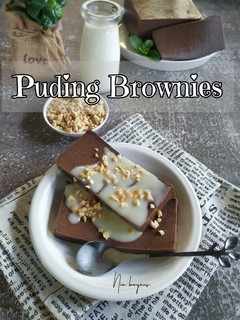 Foto resep Puding Brownies Roti Tawar