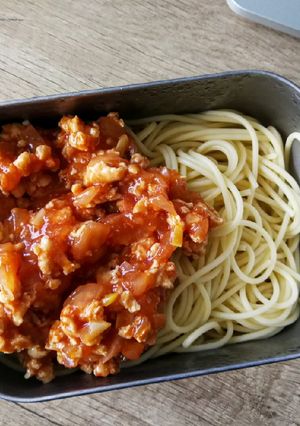 รูปของ สปาเก็ตตี้อกไก่ คลีน