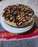 Torta brownie con cheesecake de dulce de leche😘 molde de 24 cm