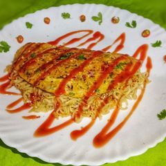 A picture of Maggi Omelette.