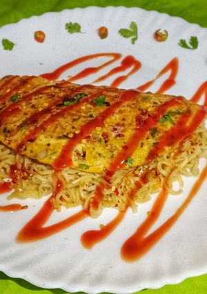 A picture of Maggi Omelette.