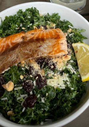 Foto de Salmão no forno