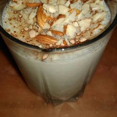 A picture of Badam milk.