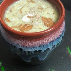 Saunf flavoured thandai A picture of Saunf flavoured thandai.