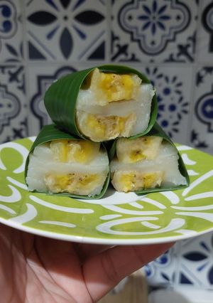 Foto resep Nagasari/Nogosari kukus pakai loyang