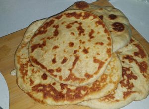 O poză a rețetei Aluat de turte/ lipie (pentru șaorma sau kebab ori iskender) de casă.