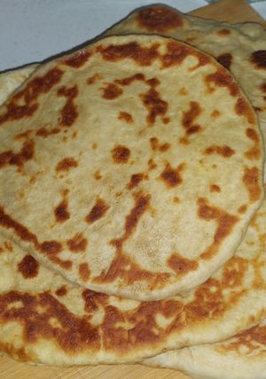 O poză a rețetei Aluat de turte/ lipie (pentru șaorma sau kebab ori iskender) de casă.