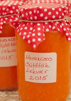 Narancsos sütőtök lekvár recept fotója