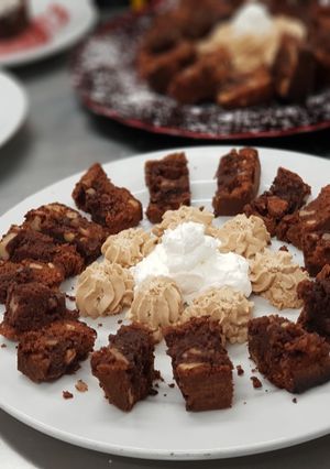 Foto principal de Brownies con nata de café